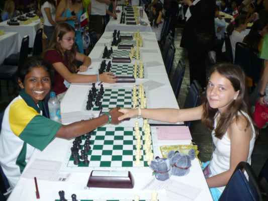 Mistrovství světa mládeže (Caldas Novas - Brazílie, 18. - 26. 11. 2011) - Se soupeřkou z Jihoafrické republiky si Nela poradila.