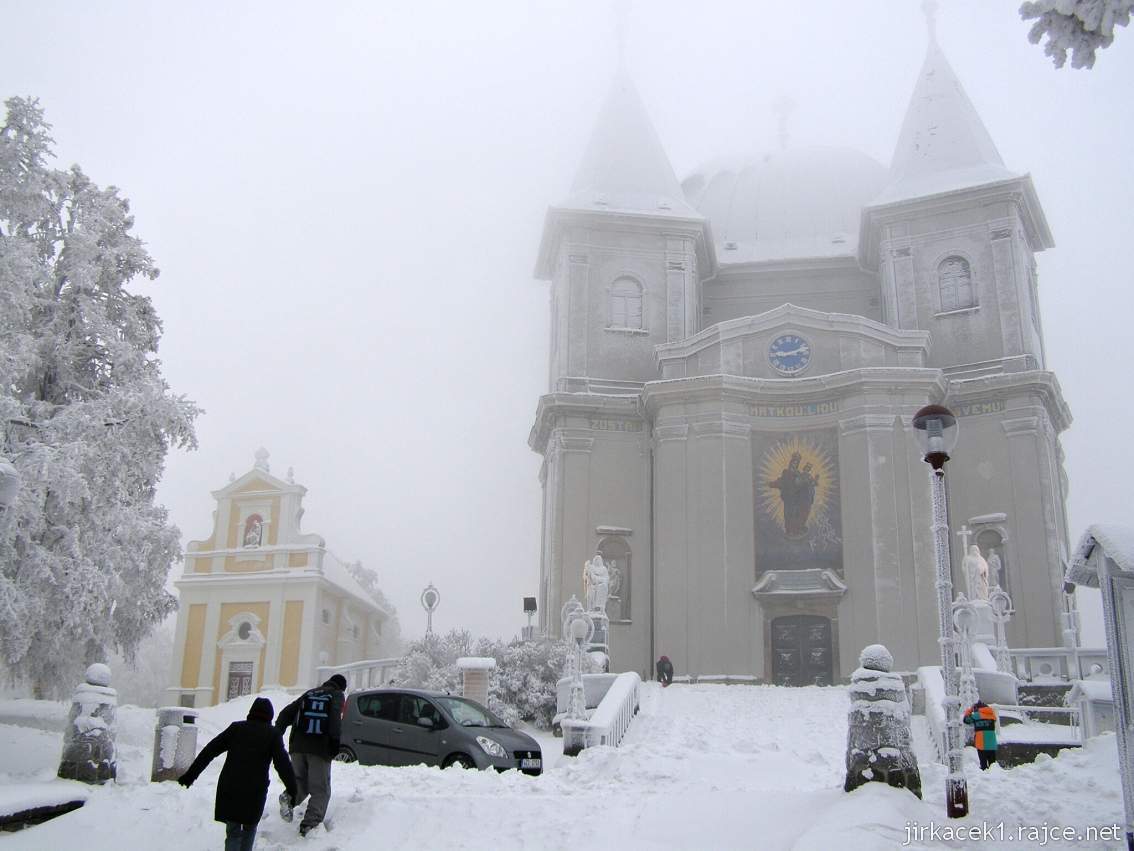 Svatý Hostýn v zimě