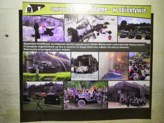 Polsko - vesnička Stepina - Hitlerův bunkr - Polsko - Podkarpadské vojvodství - vesnička Stepina - Bunkr pro Hitlerovo vlak Amerika... foto z různých vojenských akcí...