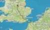 přejezd Calais - Hinckley Anglie 330km